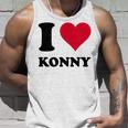 I Love Konny タンクトップ 彼への贈り物