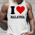 I Love Malaysia タンクトップ 彼への贈り物