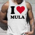 I Love Mula タンクトップ 彼への贈り物