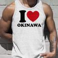 I Love Okinawa アイラブ 沖縄 メンズ 琉球 お土産 旅行 タンクトップ 彼への贈り物
