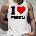 I Love Wiberta タンクトップ 彼への贈り物