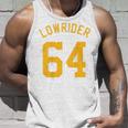 Lowrider 64 Jersey Number On The Back Classic Lowrider Car タンクトップ 彼への贈り物