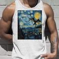 Mothman Cryptid Cryptozoology 星月夜 ゴッホ絵画 タンクトップ 彼への贈り物