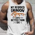 My Bearded Dragon Eats Better Than I Do トカゲ爬虫類 タンクトップ 彼への贈り物