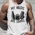My Needs Areimple Guitars ビール愛好家 ギタリストギター タンクトップ 彼への贈り物
