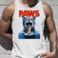 Paws Cat Lover ホラー映画 パロディ タンクトップ 彼への贈り物