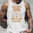 Truck Drivers Fun Truckers トラッキング スカル バックサイド 長袖tシャツ タンクトップ 彼への贈り物