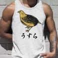 うずら 面白いtシャツ かわいい 鳥 筆文字 メンズ おもしろ 面白い 服 オリジナル グッズ 文字tシャツ ネタ タンクトップ 彼への贈り物