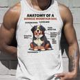 かわいい犬の説明 バーニーズ・マウンテン・ドッグの解剖学 タンクトップ 彼への贈り物