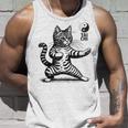 かわいい猫 太極拳 武道 陰陽 タンクトップ 彼への贈り物