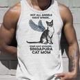 すべての天使に翼があるわけではない-マザーシンガプーラキャットママ タンクトップ 彼への贈り物