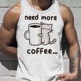 もっとコーヒーが必要だよ、可愛い猫ちゃん タンクトップ 彼への贈り物