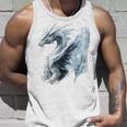 アイスドラゴン グラフィック 神話アート アイスドラゴン タンクトップ 彼への贈り物