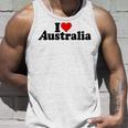 アイ・ラブ・ハート・オーストラリア タンクトップ 彼への贈り物