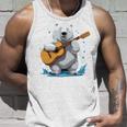 アコースティックギターを弾くクマ、ベアギタリスト 長袖tシャツ タンクトップ 彼への贈り物
