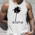 アロハ ハワイ ハワイアン ヤシの木 タンクトップ 彼への贈り物