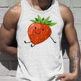 イチゴのハロウィンコスチューム かわいい怠惰なイチゴの果実 タンクトップ 彼への贈り物