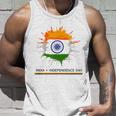 インド独立記念日 1947年8月15日 インド国旗 愛国心 タンクトップ 彼への贈り物