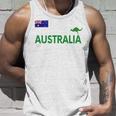 オーストラリア 国旗 カンガルー サッカー ラグビー フットボール 水泳 応援 タンクトップ 彼への贈り物