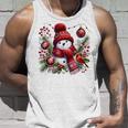 クリスマスの雪だるま タンクトップ 彼への贈り物