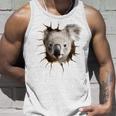 コアラ アニマル柄 動物園 ポートレート イラスト かわいい コアラ タンクトップ 彼への贈り物