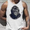 ゴリラ 描画 動物 イラスト 抽象画 アート ゴリラ タンクトップ 彼への贈り物
