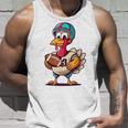 サンクスギビング かわいい七面鳥 アメリカンフットボール ボーイズ キッズ タンクトップ 彼への贈り物