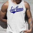 サンジェルマン バーシティ スクリプト クラシック スポーツ ジャージ タンクトップ 彼への贈り物