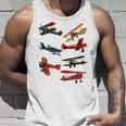 シングルエンジンプロペラ飛行機 タンクトップ 彼への贈り物