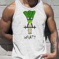 ジムでのトレーニングのための面白いネギフィットネスギフト タンクトップ 彼への贈り物