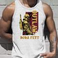 スターウォーズ ボバ・フェットの本 アウトロー 叙事詩 レトロ ポートレート タンクトップ 彼への贈り物
