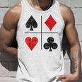ダイヤモンド スペード ハーツ クラブ トランプスーツ ポーカー タンクトップ 彼への贈り物