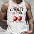 チェリーフルーツ スイートジューシーレッドチェリー 食通ギフト タンクトップ 彼への贈り物