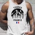ティニュ フランス アルプス スキー場 アルペンスキー フランス国旗 タンクトップ 彼への贈り物