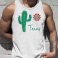 テキサス キュート 気まぐれなサボテン 南西部の太陽 砂漠 バケーション タンクトップ 彼への贈り物