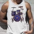 ドラム ドラマー ドラミング ドラム 長袖tシャツ タンクトップ 彼への贈り物