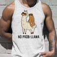 ナマケモノ乗り ラマ ノープルーラマ ラマ タンクトップ 彼への贈り物