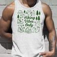 ハイキング バイブスオンリー 自然 落書き アート ミニマリスト 森林愛好家 タンクトップ 彼への贈り物