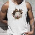 ハムスター アニマルプリント グラフィック ポートレート 顔 ハムスター タンクトップ 彼への贈り物