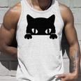 バッグの中に隠れているかわいい黒猫 猫好き 猫飼い 猫 ネコ ねこくろねこ好き 面白い サプライズ ギフト タンクトップ 彼への贈り物