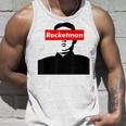 パロディ Kim Jung Un Rocketman ボックスロゴtシャツ タンクトップ 彼への贈り物