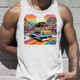 ビンテージ サンフランシスコ ケーブルカーf カストロ カリフォルニア Lgbtq 長袖tシャツ タンクトップ 彼への贈り物