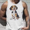 ビーグル 犬 モチーフ ペット イラスト ビーグル タンクトップ 彼への贈り物