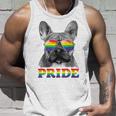 フレンチブルドッグ ゲイプライド Lgbt レインボーフラッグ サングラス Lgbtq タンクトップ 彼への贈り物