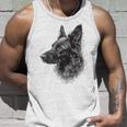 ベルギーシェパード 犬 グラフィック ペットアート ベルギーシェパード タンクトップ 彼への贈り物