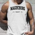 マクデブルク、東ドイツ、東ドイツ、カレッジデザイン 長袖tシャツ タンクトップ 彼への贈り物