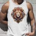 ライオン 動物 彫刻 動物園 抽象芸術 絵画 ライオン タンクトップ 彼への贈り物