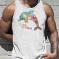ライブ アロハ イルカ グラフィック タンクトップ 彼への贈り物