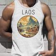 ラオスの風景 アールデコ タンクトップ 彼への贈り物