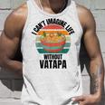 レトロでかわいいヴァタパ ワタパなしでは人生は想像できない。 タンクトップ 彼への贈り物